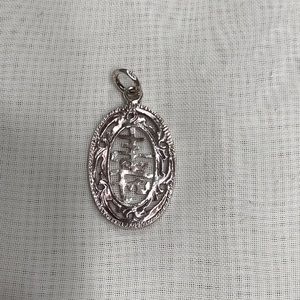 Oval shape 925 pendant